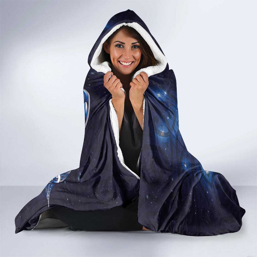 New Zealand Gecko Maori Art Tattoo Hooded Blanket Matariki Mode LT03 - Polynesian Pride