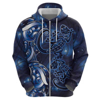 New Zealand Gecko Maori Art Tattoo Hoodie Matariki Mode LT03 - Polynesian Pride