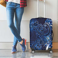 New Zealand Gecko Maori Art Tattoo Luggage Cover Matariki Mode LT03 - Polynesian Pride