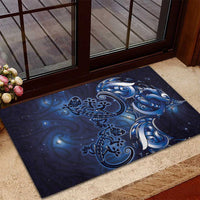 New Zealand Gecko Maori Art Tattoo Rubber Doormat Matariki Mode LT03 - Polynesian Pride