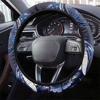 New Zealand Gecko Maori Art Tattoo Steering Wheel Cover Matariki Mode LT03 - Polynesian Pride
