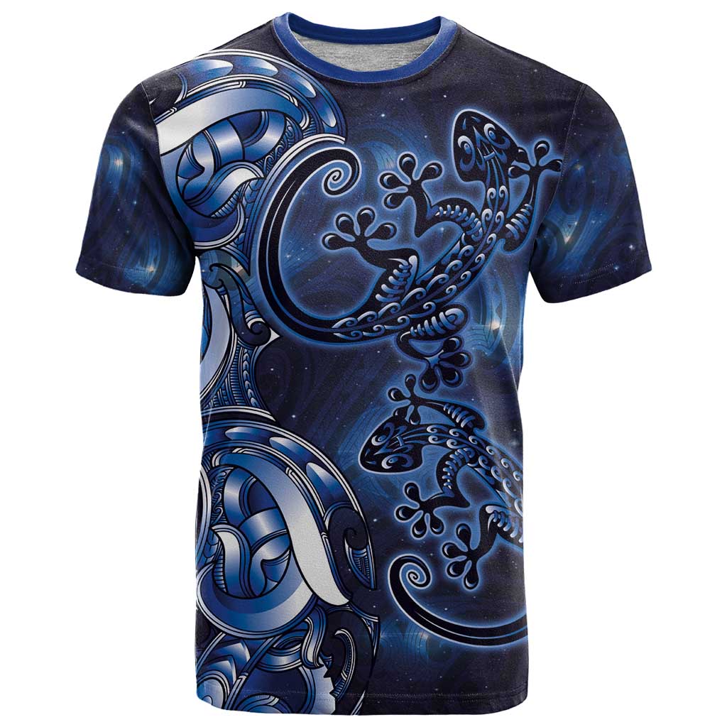 New Zealand Gecko Maori Art Tattoo T Shirt Matariki Mode