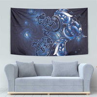 New Zealand Gecko Maori Art Tattoo Tapestry Matariki Mode LT03 - Polynesian Pride