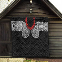 Samoan Traditional Art Tattoos Quilt Tatau Tribal Motifs with Ula Fala Black - Polynesian Pride