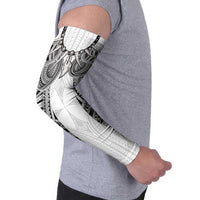 Samoan Traditional Art Tattoos Arm Sleeves Tatau Tribal Motifs with Ula Nifo White - Polynesian Pride