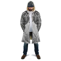 Samoan Traditional Art Tattoos Cloak Tatau Tribal Motifs with Ula Nifo White - Polynesian Pride