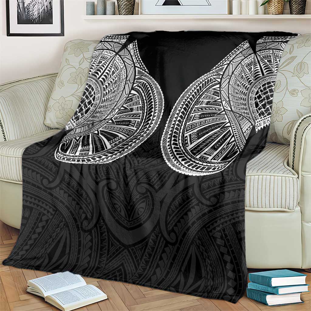 Samoan Traditional Art Tattoos Blanket Tatau Roman Reigns Black Color - Polynesian Pride
