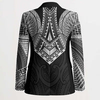 Samoan Traditional Art Tattoos Blazer Tatau Roman Reigns Black Color - Polynesian Pride