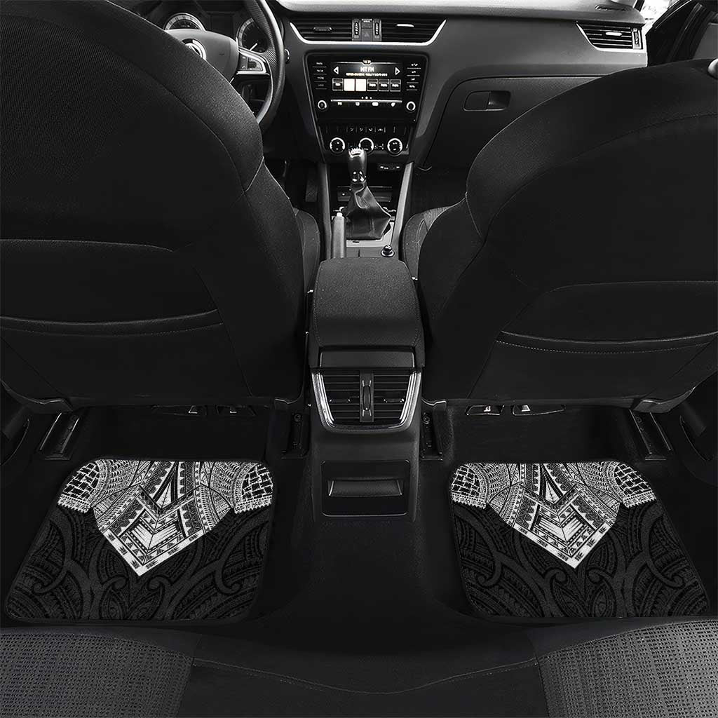Samoan Traditional Art Tattoos Car Mats Tatau Roman Reigns Black Color - Polynesian Pride