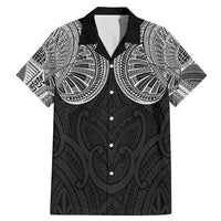 Samoan Traditional Art Tattoos Family Matching Mermaid Dress and Hawaiian Shirt Tatau Roman Reigns Black Color - Polynesian Pride