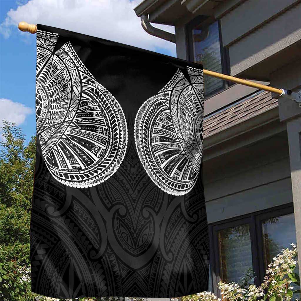 Samoan Traditional Art Tattoos Garden Flag Tatau Roman Reigns Black Color - Polynesian Pride