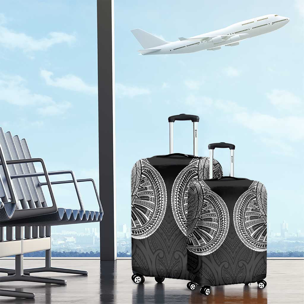 Samoan Traditional Art Tattoos Luggage Cover Tatau Roman Reigns Black Color - Polynesian Pride