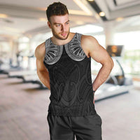 Samoan Traditional Art Tattoos Men Tank Top Tatau Roman Reigns Black Color - Polynesian Pride