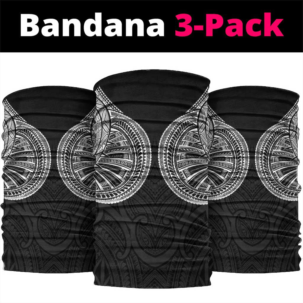 Samoan Traditional Art Tattoos Neck Gaiter Tatau Roman Reigns Black Color - Polynesian Pride