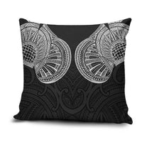 Samoan Traditional Art Tattoos Pillow Cover Tatau Roman Reigns Black Color - Polynesian Pride