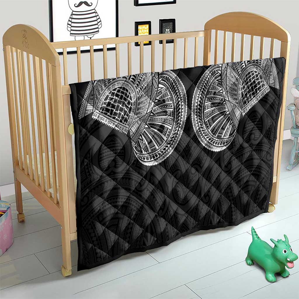 Samoan Traditional Art Tattoos Quilt Tatau Roman Reigns Black Color - Polynesian Pride