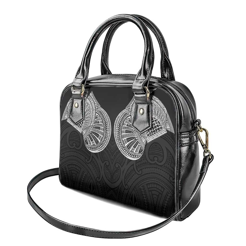 Samoan Traditional Art Tattoos Shoulder Handbag Tatau Roman Reigns Black Color - Polynesian Pride