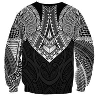 Samoan Traditional Art Tattoos Sweatshirt Tatau Roman Reigns Black Color - Polynesian Pride
