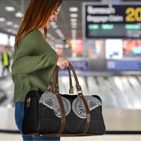 Samoan Traditional Art Tattoos Travel Bag Tatau Roman Reigns Black Color - Polynesian Pride