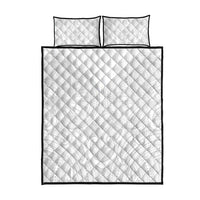 Samoan Traditional Art Tattoos Quilt Bed Set Tatau Roman Reigns White Color LT03 - Polynesian Pride