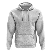 Samoan Traditional Art Tattoos Zip Hoodie Tatau Roman Reigns White Color - Polynesian Pride