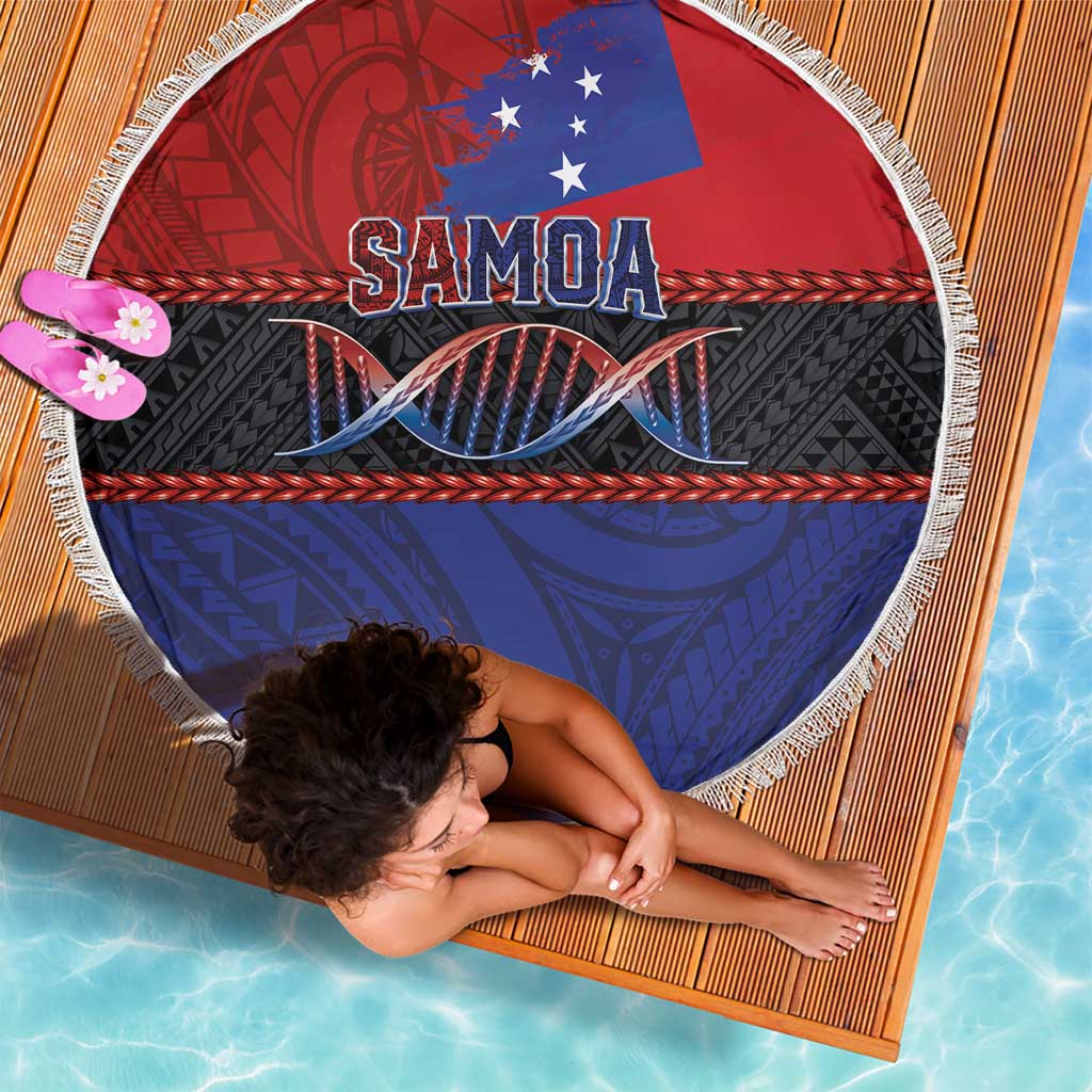 Samoan DNA-Proud of Samoa Beach Blanket Polynesian Patterns - Polynesian Pride