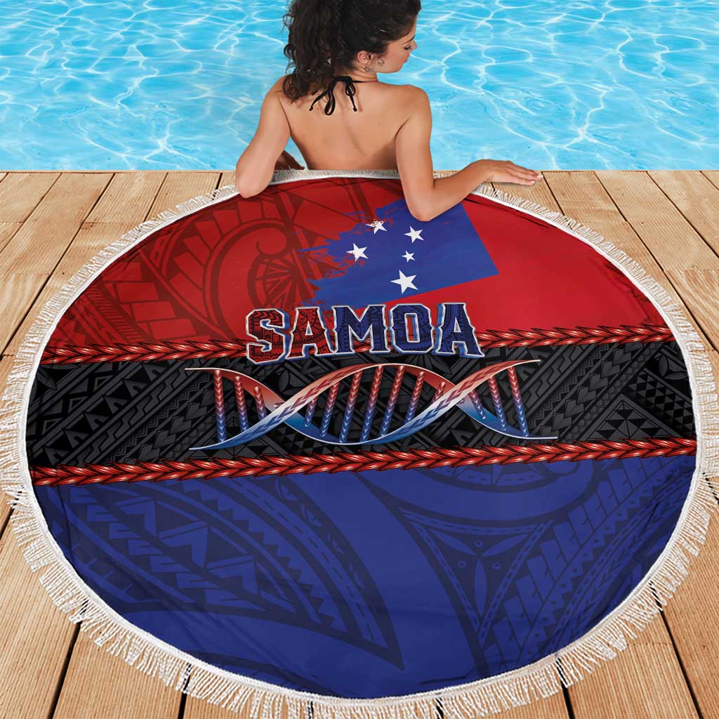 Samoan DNA-Proud of Samoa Beach Blanket Polynesian Patterns - Polynesian Pride