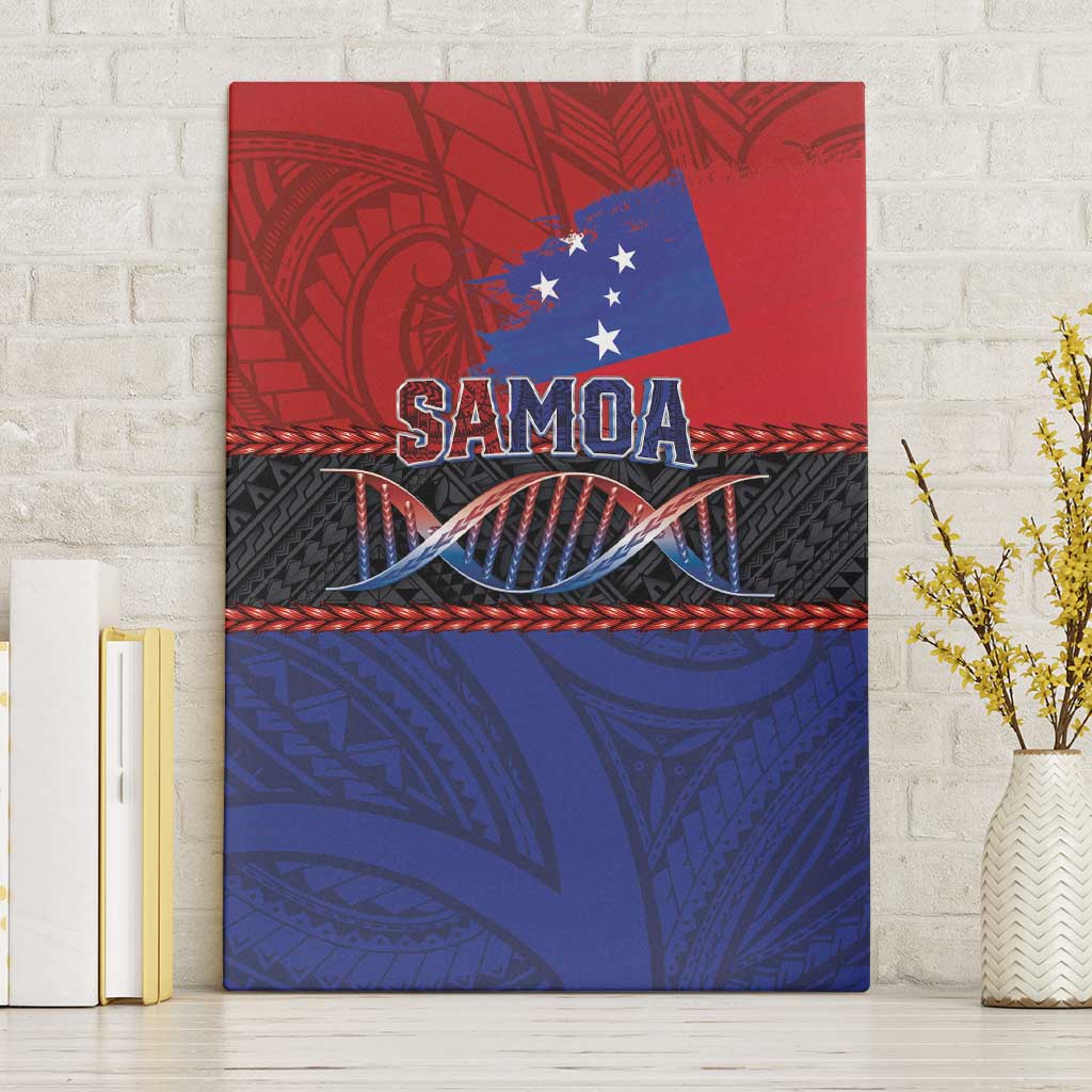 Samoan DNA-Proud of Samoa Canvas Wall Art Polynesian Patterns - Polynesian Pride