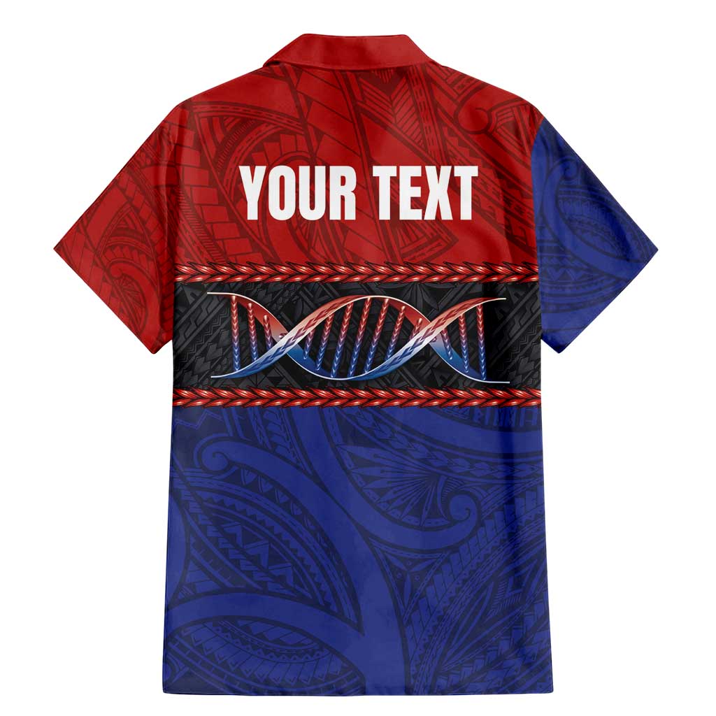 Personalised Samoan DNA-Proud of Samoa Family Matching Mermaid Dress and Hawaiian Shirt Polynesian Patterns - Polynesian Pride