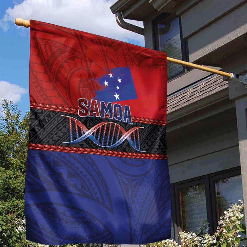 Samoan DNA-Proud of Samoa Garden Flag Polynesian Patterns - Polynesian Pride