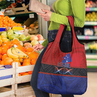 Samoan DNA-Proud of Samoa Grocery Bag Polynesian Patterns - Polynesian Pride
