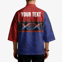 Personalised Samoan DNA-Proud of Samoa Kimono Polynesian Patterns - Polynesian Pride