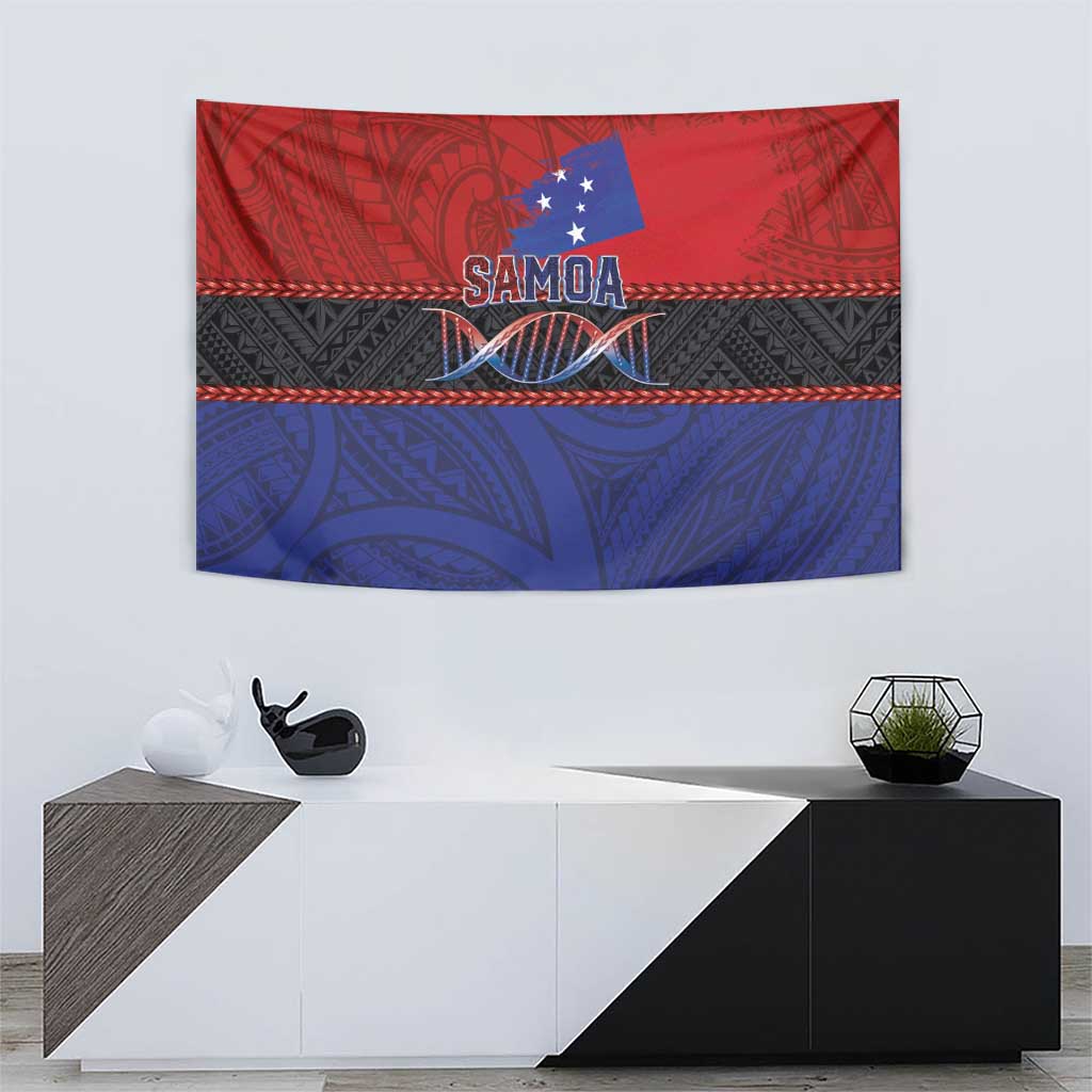 Samoan DNA-Proud of Samoa Tapestry Polynesian Patterns - Polynesian Pride