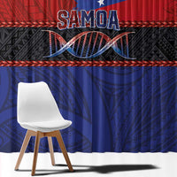 Samoan DNA-Proud of Samoa Window Curtain Polynesian Patterns - Polynesian Pride