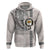 Custom Hawaii James Campbell High School Hoodie Tribal Kakau Pattern LT03 Zip Hoodie White - Polynesian Pride