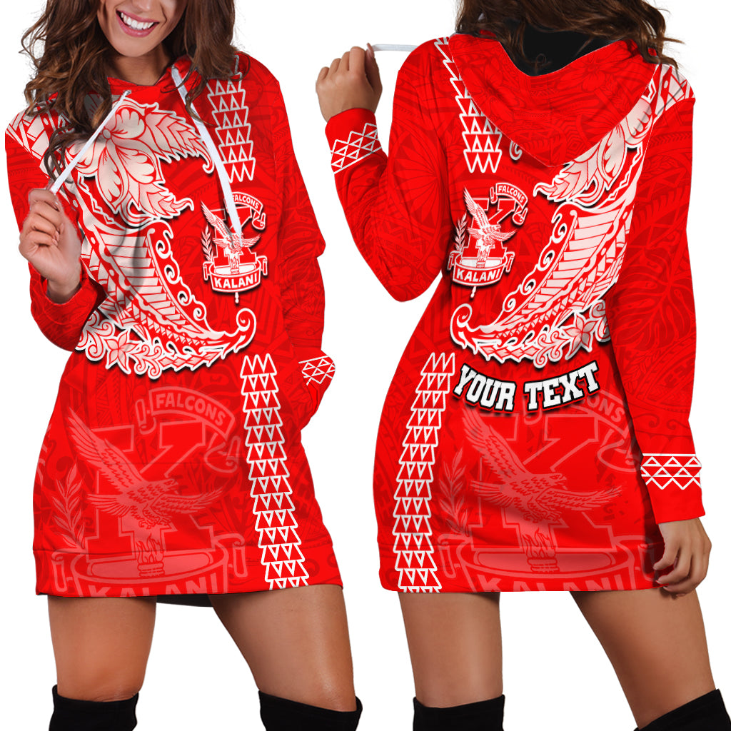 Hawaii Kalani High School Hoodie Dress Tribal Kakau Pattern LT03 - Polynesian Pride