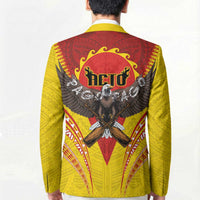 American Samoa Fautasi Race Blazer Pago Pago-Aeto Samoan Tattoo and Eagle LT03 - Polynesian Pride
