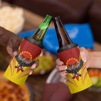 American Samoa Fautasi Race 4 in 1 Can Cooler Tumbler Pago Pago-Aeto Samoan Tattoo and Eagle LT03 - Polynesian Pride