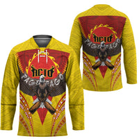 American Samoa Fautasi Race Hockey Jersey Pago Pago-Aeto Samoan Tattoo and Eagle LT03 - Polynesian Pride