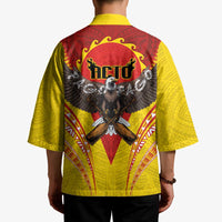 American Samoa Fautasi Race Kimono Pago Pago-Aeto Samoan Tattoo and Eagle