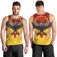 American Samoa Fautasi Race Men Tank Top Pago Pago-Aeto Samoan Tattoo and Eagle