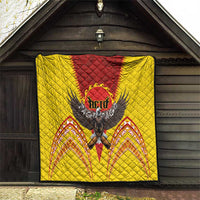 American Samoa Fautasi Race Quilt Pago Pago-Aeto Samoan Tattoo and Eagle LT03 - Polynesian Pride