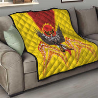 American Samoa Fautasi Race Quilt Pago Pago-Aeto Samoan Tattoo and Eagle LT03 - Polynesian Pride