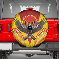 American Samoa Fautasi Race Spare Tire Cover Pago Pago-Aeto Samoan Tattoo and Eagle LT03 - Polynesian Pride