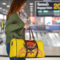 American Samoa Fautasi Race Travel Bag Pago Pago-Aeto Samoan Tattoo and Eagle