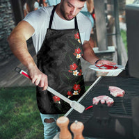 Hawaiian Taro Leaves-Hibiscus and Plumeria Apron Floral Tribal Tattoo Motif LT03 - Polynesian Pride