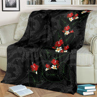 Hawaiian Taro Leaves-Hibiscus and Plumeria Blanket Floral Tribal Tattoo Motif LT03 - Polynesian Pride