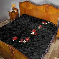 Hawaiian Taro Leaves-Hibiscus and Plumeria Quilt Floral Tribal Tattoo Motif