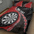 Personalised New Zealand Darts Quilt Bed Set Koru Tribal Tattoo and Silver Fern Maori Pattern Red Color