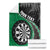 Personalised New Zealand Darts Blanket Koru Tribal Tattoo and Silver Fern Maori Pattern Green Color